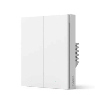 Aqara Smart Wall Switch H1, be nulio, 2 klavišai - Išmanusis jungiklis WS-EUK02