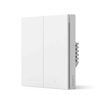 Aqara Smart Wall Switch H1, no neutral, double rocker - Išmanusis jungiklis Prekė - WS-EUK02 WS-EUK02