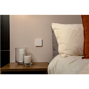 Aqara Smart Wall Switch H1, no neutral, double rocker - Išmanusis jungiklis Prekė - WS-EUK02