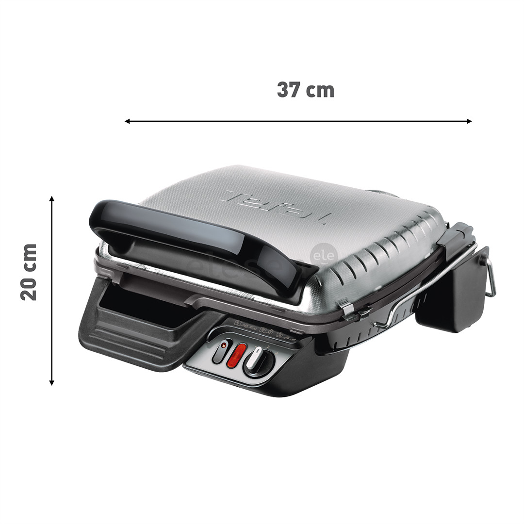 Tefal Ultracompact 600 Comfort, inox - Elektrinis grilis Prekė - GC3060