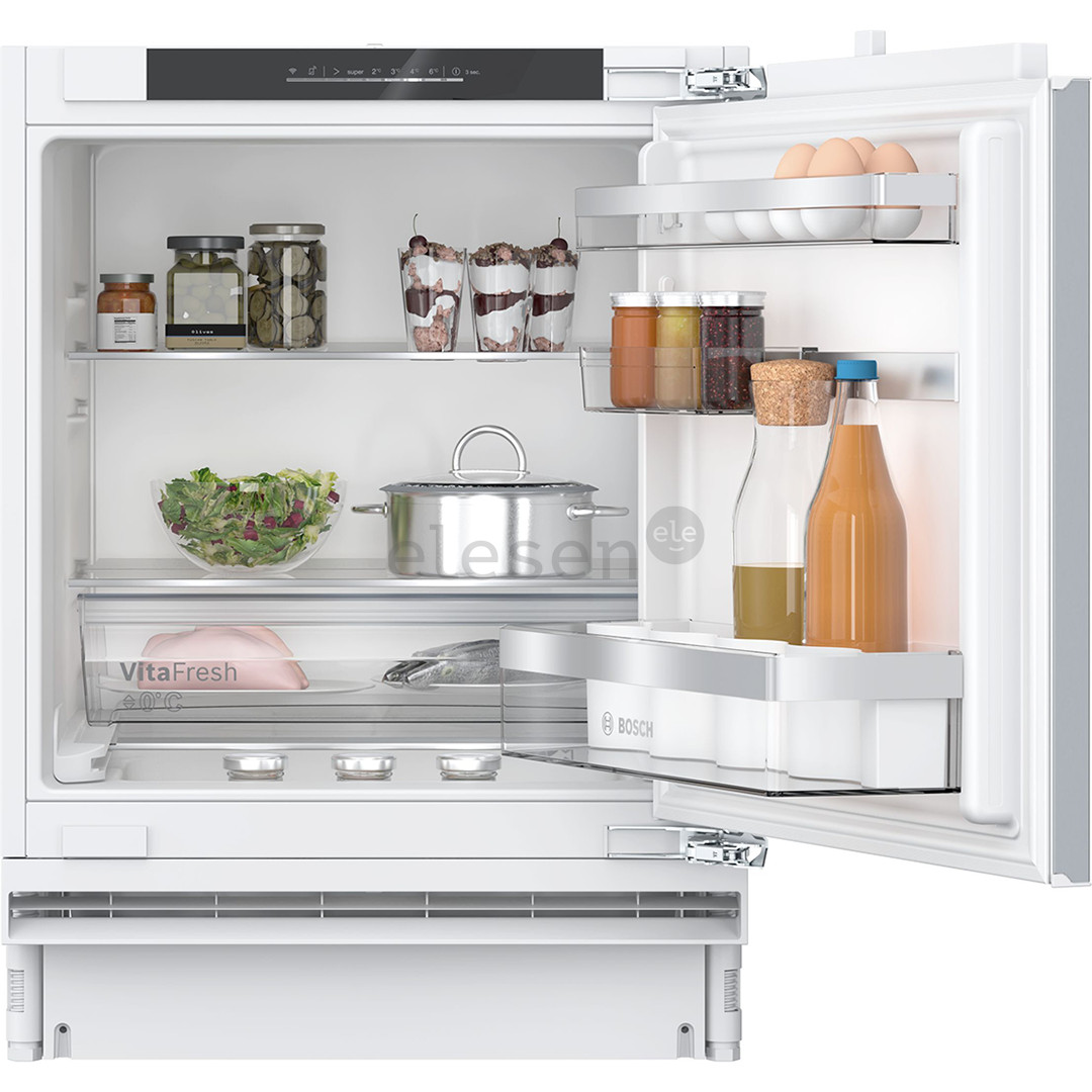 Bosch Series 6, 134 L, height 82 cm - Built-in cooler