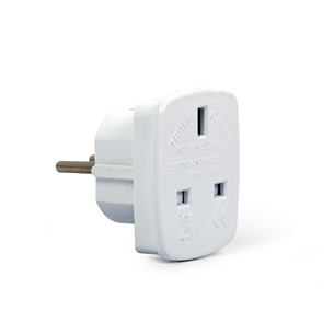 Gembird UK to EU Schuko, 7,5 A - Adapteris Prekė - A-AC-UKEU-001 A-AC-UKEU-001