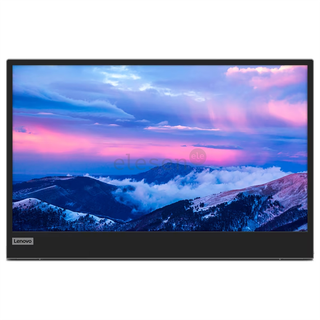 Lenovo L15, 15.6'', FHD, LED IPS, USB-C, juodas/pilkas - Nešiojamas monitorius