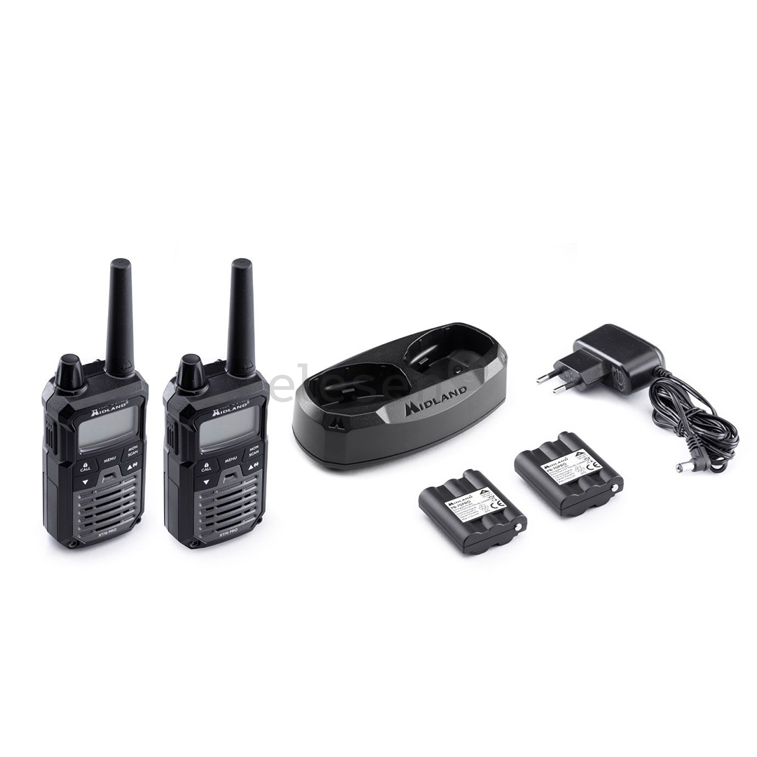 Midland XT70 Pro, juodos - Radijo stotelės