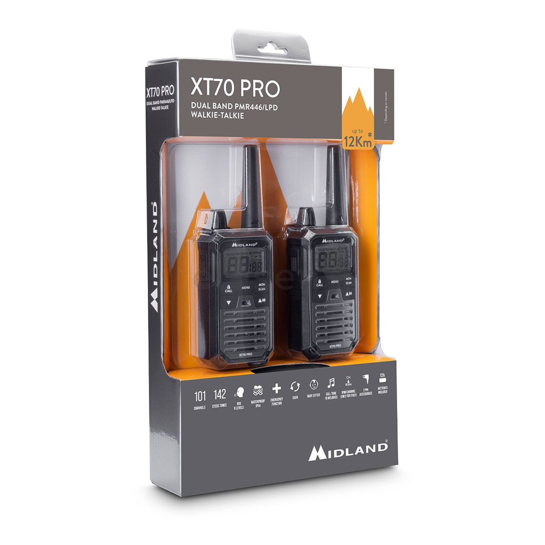 Midland XT70 Pro, juodos - Radijo stotelės