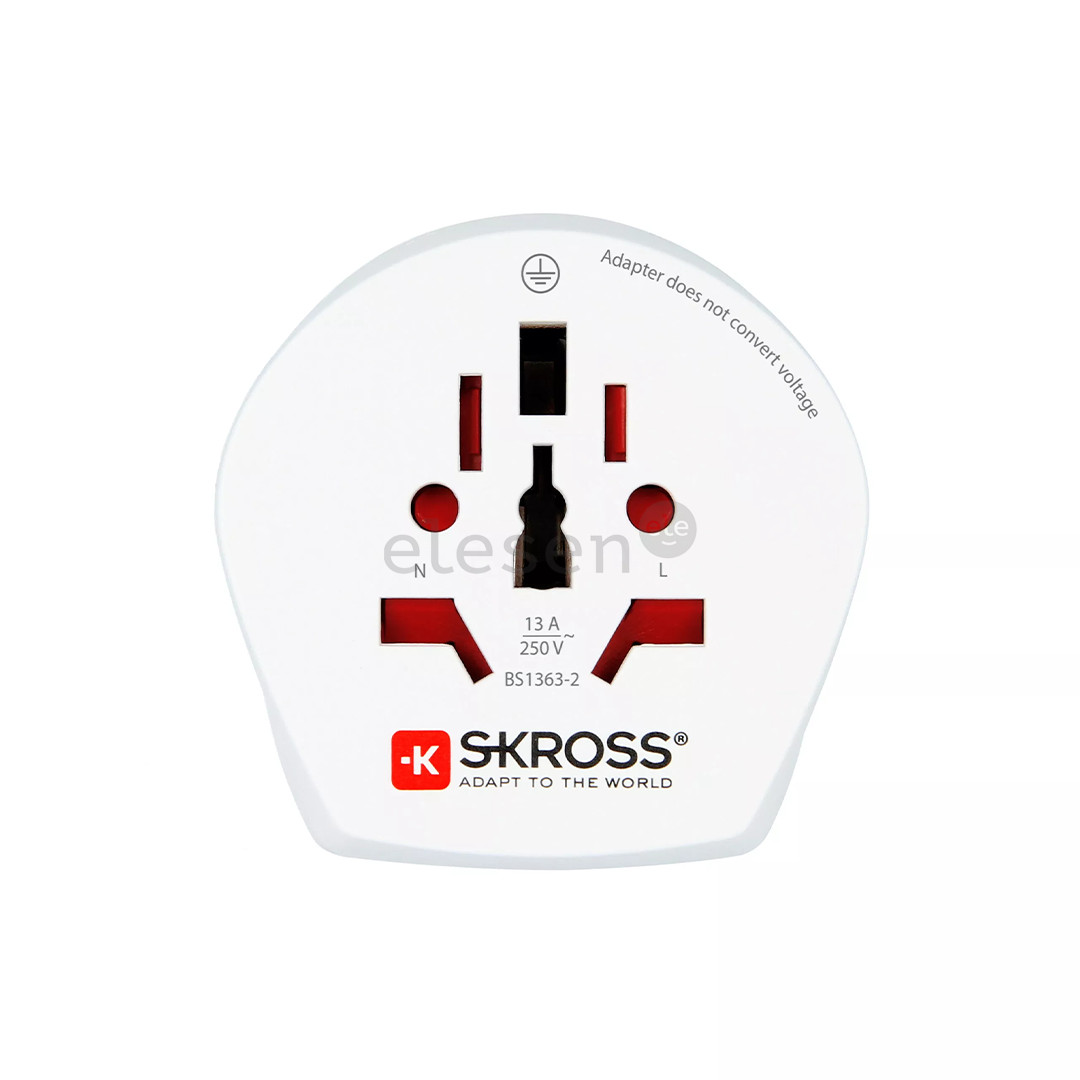 Skross Combo World to Australia / China, white - Travel adapter Item - 7640166320104