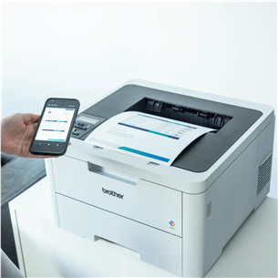 Brother HL-L3220CW, WiFi, USB, pilkas - Spausdintuvas Prekė - HLL3220CWRE1
