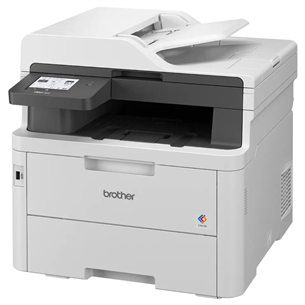 Brother DCP-L3760CDW, WiFi, LAN, USB, duplex, pilkas - Daugiafunkcinis spausdintuvas Prekė - MFCL3760CDWRE1