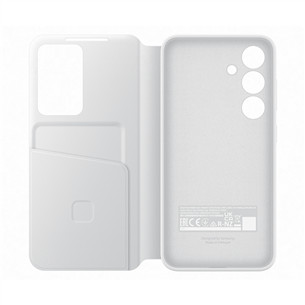 Samsung Smart View Wallet Case, Galaxy S24, baltas - Dėklas Prekė - EF-ZS921CWEGWW