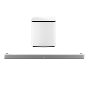 Bose Smart Ultra Soundbar + Bass Module 700, baltas - Soundbar ir žemų dažnių garsiakalbis BOSESBULTRASUBWHT
