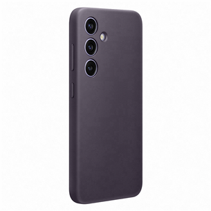 Samsung Vegan Leather Case, Galaxy S24, dark violet - Case Item - GP-FPS921HCAVW