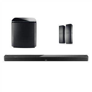 Soundbar garso sistema Bose Smart Ultra Soundbar + žemųjų dažnių garsiakalbis 700 + Surround 700, juodas Prekė - BOSESBULTRASUBREAR