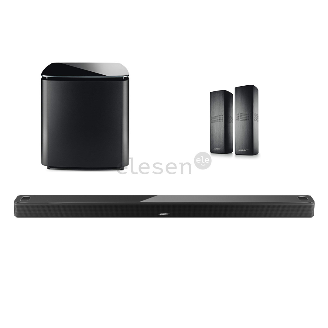 Soundbar garso sistema Bose Smart Ultra Soundbar + žemųjų dažnių garsiakalbis 700 + Surround 700, juodas Prekė - BOSESBULTRASUBREAR