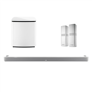 Bose Smart Ultra Soundbar + Bass Module 700 + Surround 700, balta - Soundbar garso sistema