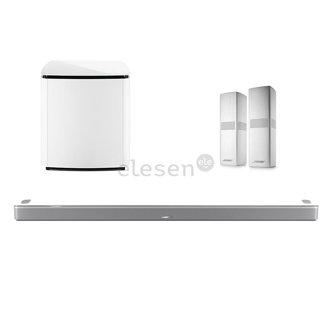 Bose Smart Ultra Soundbar + Bass Module 700 + Surround 700, balta - Soundbar garso sistema