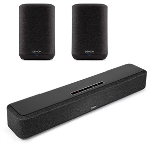Soundbar garso sistema Denon Home Sound Bar 550 + 2x Home 150, juoda Prekė - DENONHOME550HOME150 DENONHOME550HOME150