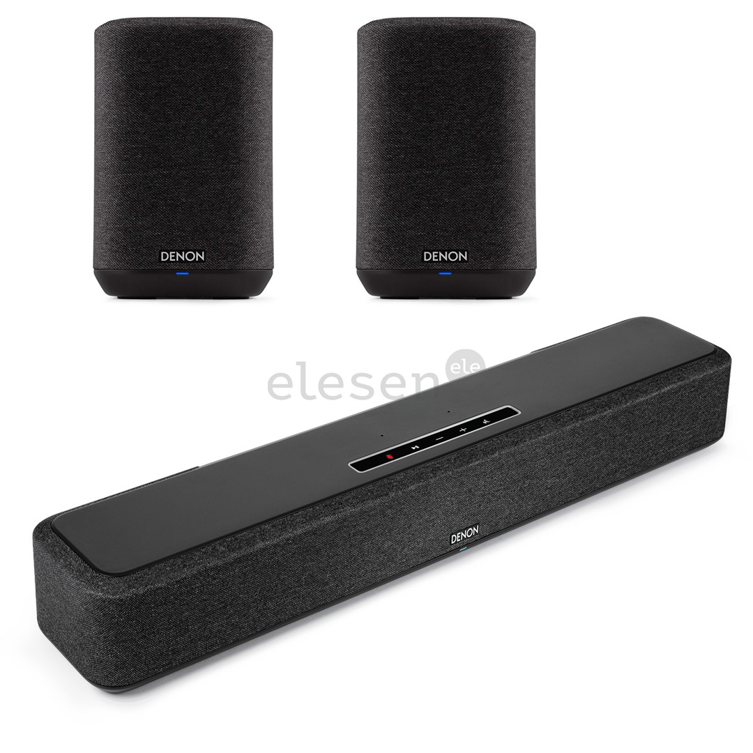 Soundbar garso sistema Denon Home Sound Bar 550 + 2x Home 150, juoda Prekė - DENONHOME550HOME150