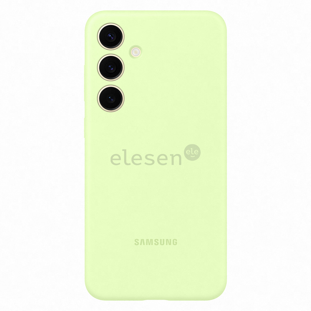 Samsung Silicone Case, Galaxy S24+, light green - Case Item - EF-PS926TGEGWW