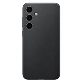 Samsung Vegan Leather Case, Galaxy S24+, juodas - Dėklas