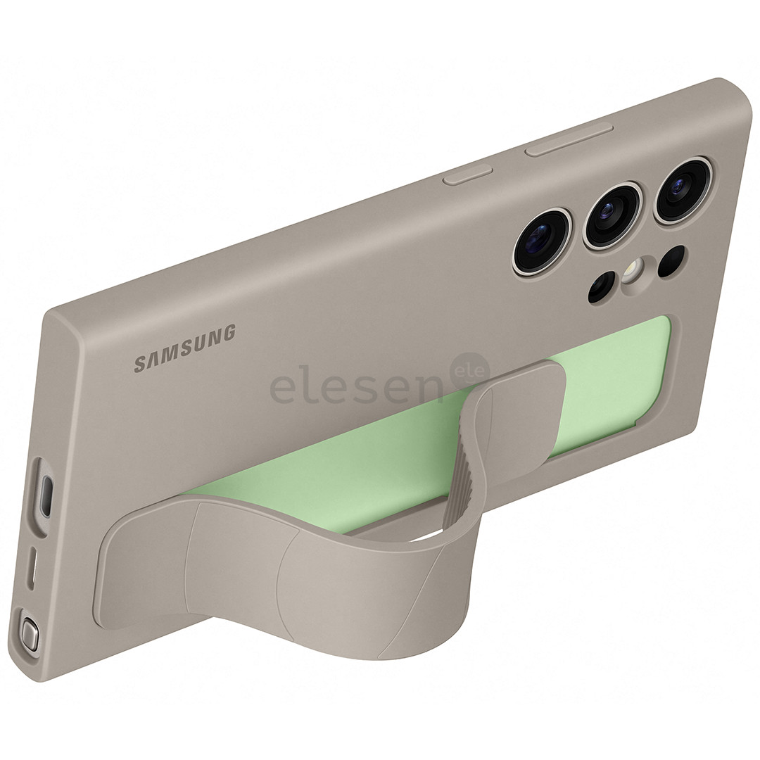 Samsung Standing Grip Case, Galaxy S24 Ultra, rusvas - Dėklas Prekė - EF-GS928CUEGWW