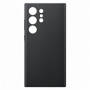 Samsung Vegan Leather Case, Galaxy S24 Ultra, juodas - Dėklas
