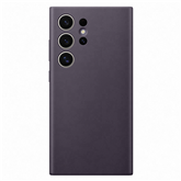 Samsung Vegan Leather Case, Galaxy S24 Ultra, tamsiai violetinis - Dėklas