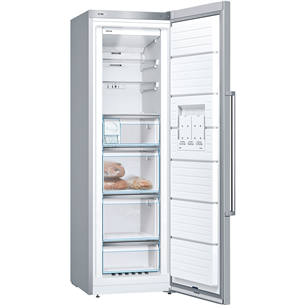 Bosch Series 6, NoFrost, 242 L, 186 cm, inox - Freezer Item - GSN36BIEP