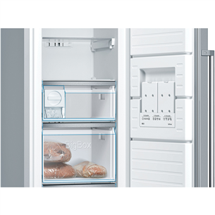 Bosch Series 6, NoFrost, 242 L, 186 cm, inox - Freezer Item - GSN36BIEP