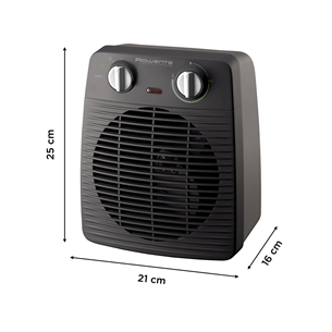 Rowenta Compact Power, 2000 W, tamsiai pilkas - Šildytuvas Prekė - SO2210F0