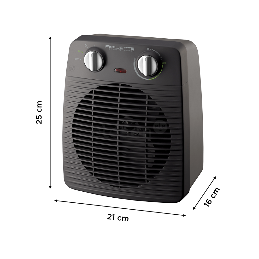 Rowenta Compact Power, 2000 W, tamsiai pilkas - Šildytuvas Prekė - SO2210F0