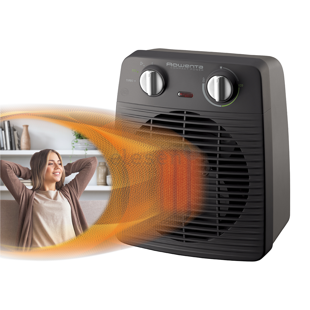 Rowenta Compact Power, 2000 W, tamsiai pilkas - Šildytuvas Prekė - SO2210F0