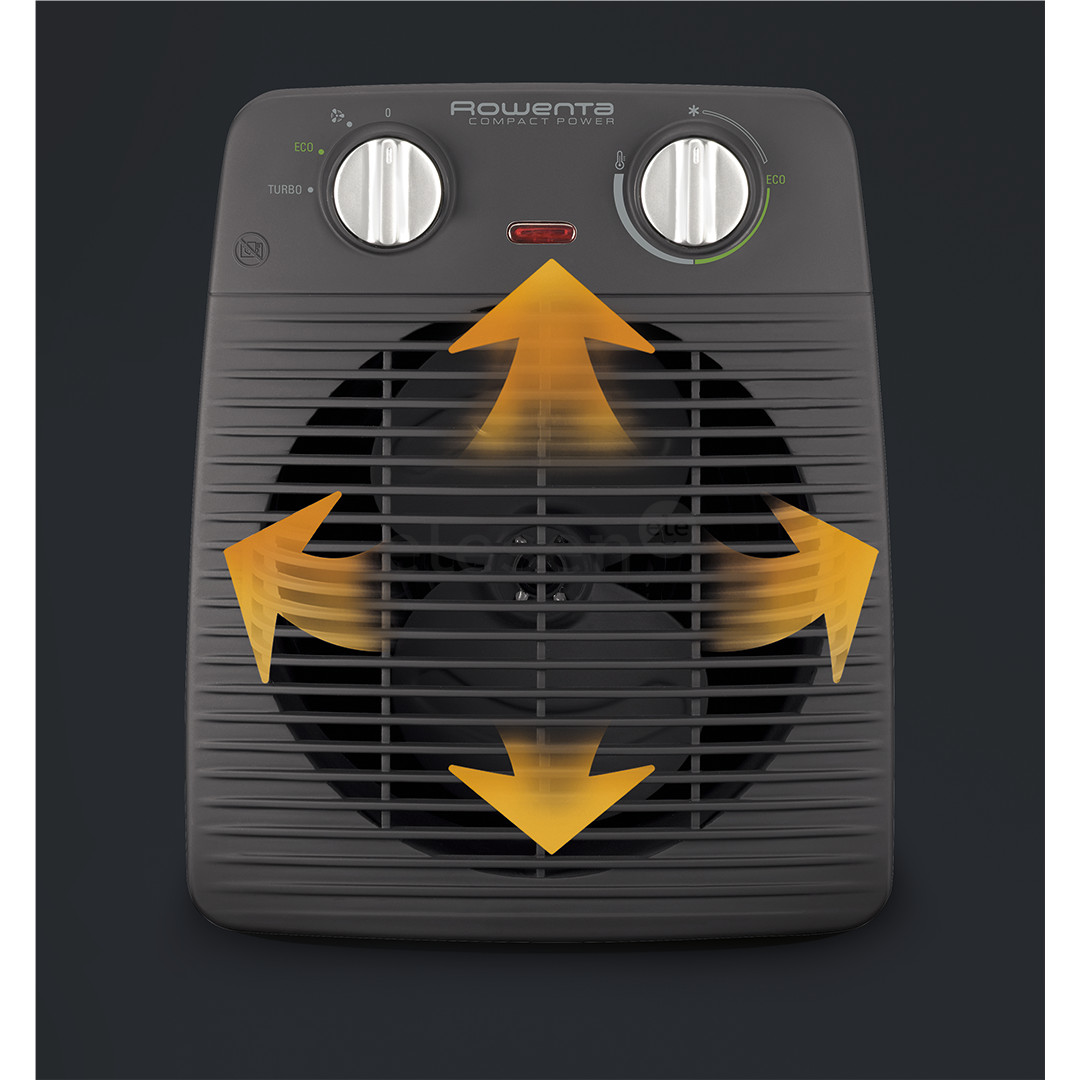 Rowenta Compact Power, 2000 W, tamsiai pilkas - Šildytuvas Prekė - SO2210F0