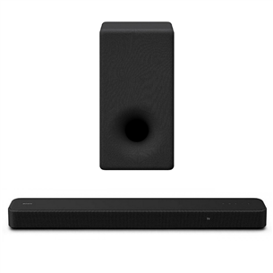 Soundbar ir žemųjų dažnių garsiakalbis Sony HT-S2000 + Sony SA-SW3, juoda Prekė - HTS2000SASW3 HTS2000SASW3