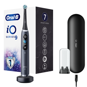 Braun Oral-B iO 9 Black Onyx - Elektrinis dantų šepetėlis Prekė - IO9BLACKONYX IO9BLACKONYX