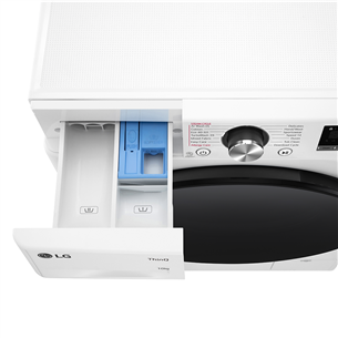 LG, 10 kg, gylis 56,5 cm, 1400 rpm - Skalbimo mašina Prekė - F4WR710S2W.ABWQWMR