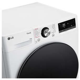 LG, 10 kg, gylis 56,5 cm, 1400 rpm - Skalbimo mašina Prekė - F4WR710S2W.ABWQWMR