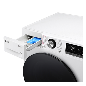 LG, 10 kg, gylis 56,5 cm, 1400 rpm - Skalbimo mašina Prekė - F4WR710S2W.ABWQWMR