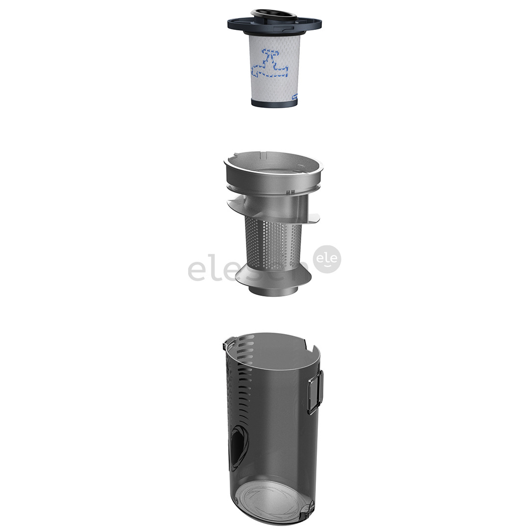 Tefal X-PERT 6.60 Allergy, pilkas - Belaidis dulkių siurblys