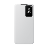 Samsung Smart View Wallet Case, Galaxy S24+, baltas - Dėklas Prekė - EF-ZS926CWEGWW