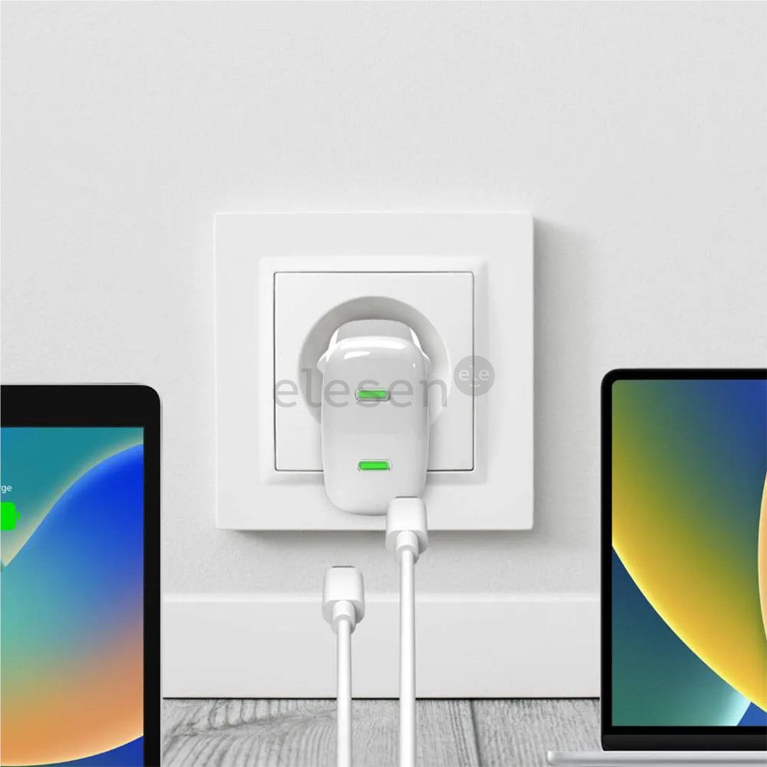 Puro MiniPro, USB-C, 35 Вт, белый - Зарядный адаптер