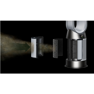 Dyson Hot+Cool™, white/silver - Oro valytuvas Prekė - HP10