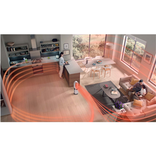 Dyson Hot+Cool™, white/silver - Oro valytuvas Prekė - HP10