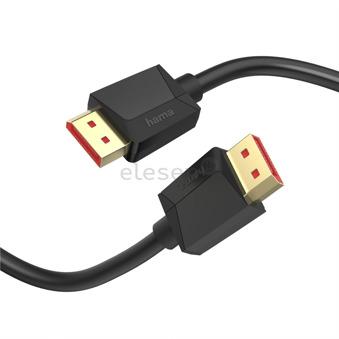 Hama DisplayPort Cable, DP 1.4, gold-plated, UHD 8K, 3 m - Cable Item - 00200709