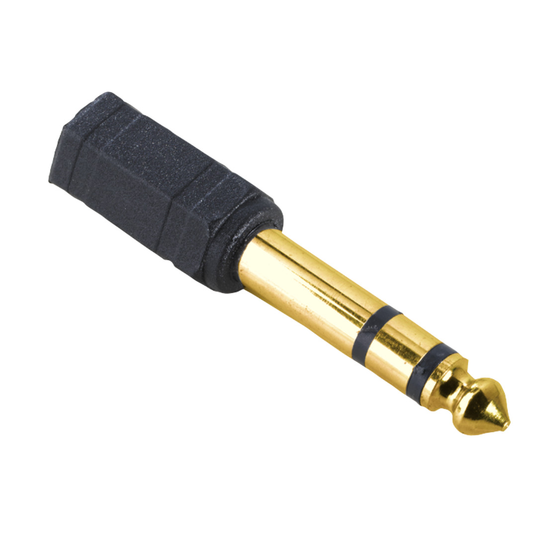 Hama Audio Adapter, 6.3 mm - 3.5 mm, paauksuotas - Adapteris Prekė - 00179279
