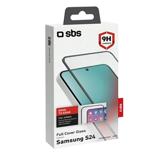 SBS Full Cover Glass Screen Protector, Galaxy S24 - Ekrano apsauga Prekė - TESCRFCSAS24