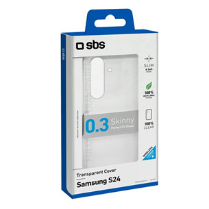 SBS Skinny cover, Galaxy S24, clear - Case Item - TESKINSAS24T