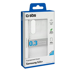 SBS Skinny cover, Galaxy S24+, прозрачный - Чехол Товар - TESKINSAS24PT