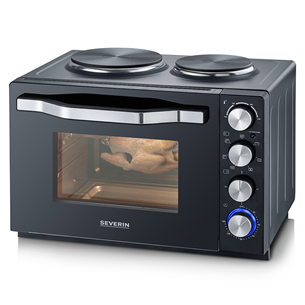 Severin, 30 L, 2500 W, juoda - Mini orkaitė Prekė - TO2074