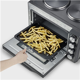 Severin, 30 L, 2500 W, black - Mini oven with two hotplates Item - TO2074