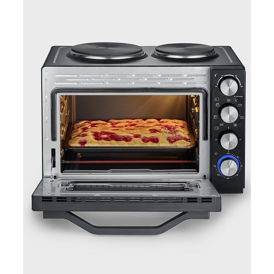 Severin, 30 L, 2500 W, black - Mini oven with two hotplates Item - TO2074